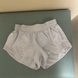 Lululemon Hotty Hot Shorts Light Blue/Periwinkle